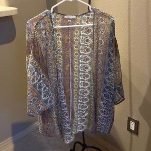 American Eagle, multi-colored Kimono